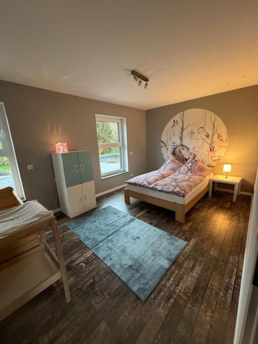 Modernes Ferienhaus In Uedersdorf Kültér fotó