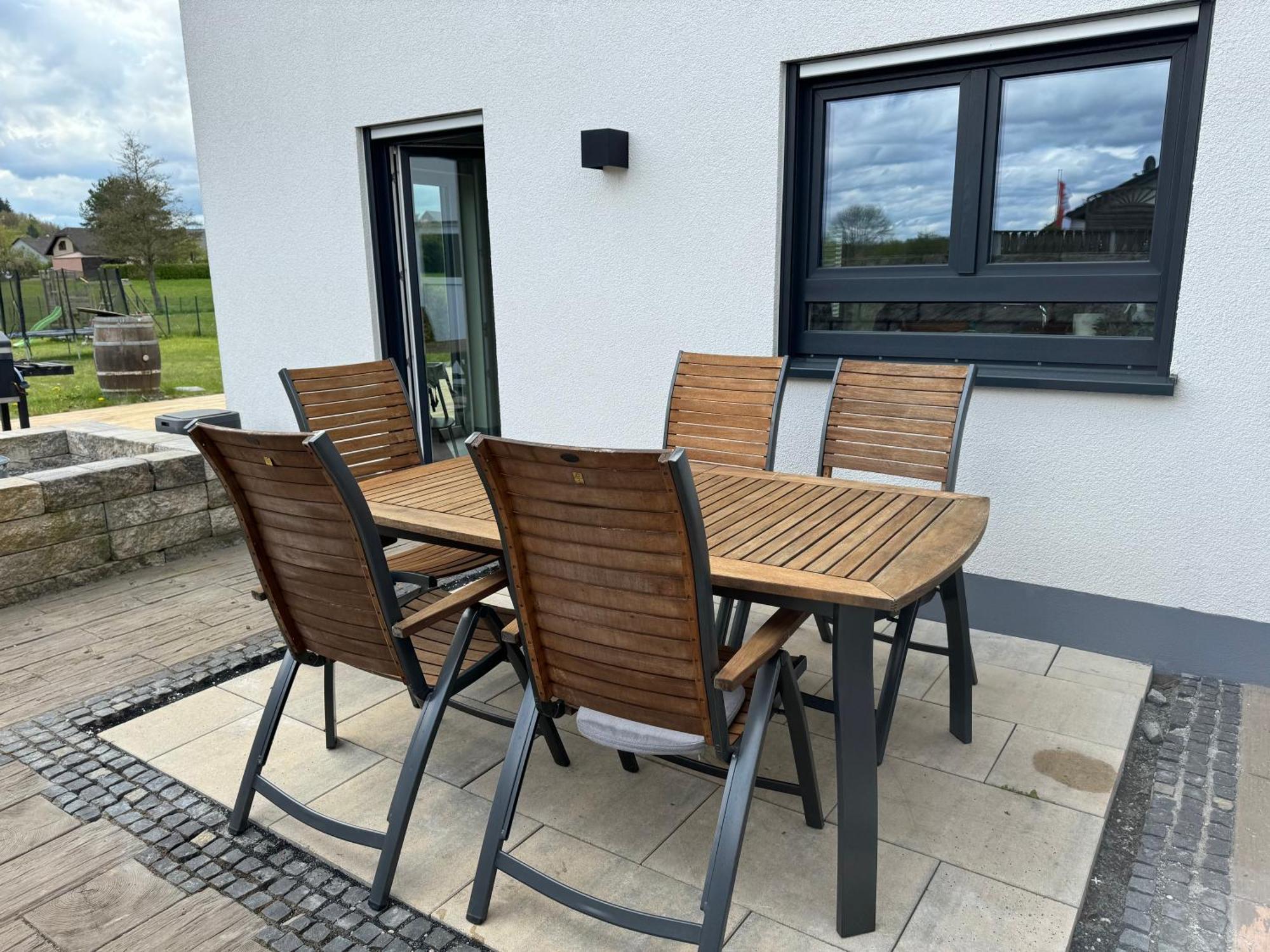 Modernes Ferienhaus In Uedersdorf Kültér fotó